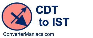 ist to cdt savvy|central daylight time to ist.